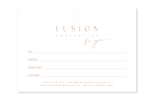 Fusion Aesthetics Gift Voucher