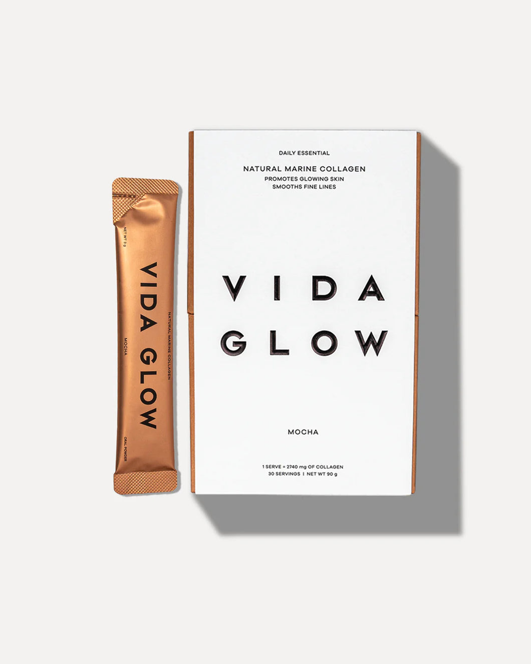 VIDA GLOW Marine Collagen Mocha