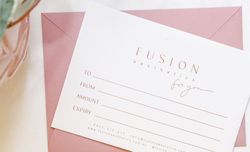 Fusion Aesthetics Gift Voucher